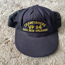 Vintage VP-94 Crawfishers NAS New Orleans Hat Patrol Squadron Navy Trucker
