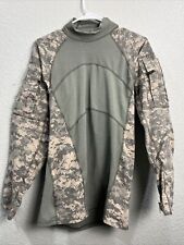 US Army ACU Combat Shirt Massif Size Small Camo Military  Long Sleeve Mock Neck picture