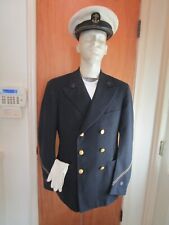 WW2, Merchant Marine Officer Dress Uniform, With Visor Cap, Matching Names picture