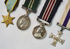 British WW2 Set of 4 Miniature Air Crew Bravery Medals