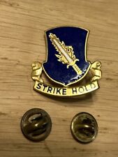 Vintage Strike Hold 504th Airborne Infantry Regiment Pin US Army Flaming Sword picture