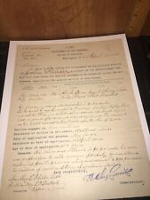 1901 Department of the Interior Bureau of Pensions Letter, Widows Application picture