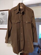 US Army / Air Corps WW2 Military Regulation Officer Wool Shirt, Small Size picture