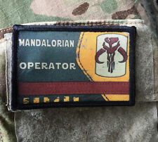 Boba Fett Mandalorian Operator Morale Patch Tactical Star Wars Military Army USA picture