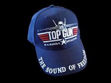 U.S NAVY TOP GUN HAT NAVAL AVIATION MARINE CORPS PILOT BALL CAP picture