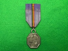 WW2 Original Belgium THE MEDAL OF BELGIAN GRATITUDE 1940-1945 (IN SILVER)