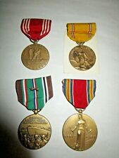 WW2, US Army Medal Collection, Set of 4, Full size Medals, European Campaign picture