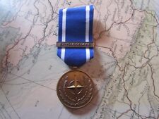 NATO MEDAL - EX YOUGOSLAVIE BAR - GENUINE MEDAL - AS ISSUED CONDITION -  picture