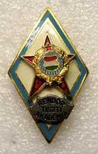Hungary Hungarian  Police Academy graduate badge,1970s
