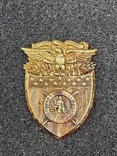 Vintage Valley Forge Military Academy Hat Cap Badge Military Screw Back Pin  picture