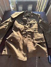 WWII Dress Greens Jacket With Beret 2ND Army Patch Dated December 1940 100% Wool picture