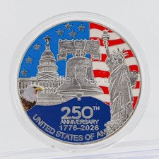 NEW 2026 American Independence 250th Anniversary Medal COIN w Plastic Case