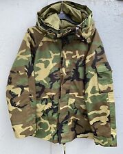 Original US Army Parka Cold Weather Alpha Industuries Woodland Jacket/M-R picture