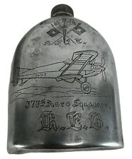 Ww1 US Air Corps 377 Air Squadron Pilots Canteen & Cup Named H E Boyd Trench Art picture