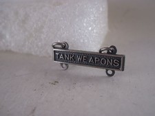 US Tank Weapons Qualification  bar  (**xc597)