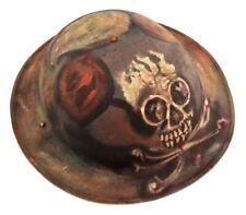 US WW1 Trench Raider Helmet M1917 Doughboy Brodie Helmet picture