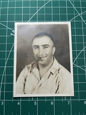 WWII Medical Officer Smoking Cigar Photo