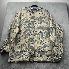 ABU Tiger Stripe Rain Jacket Rain Suit Top Size Large Military Hood picture