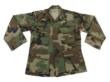 BDU Combat Coat Small Short Woodland Camo US Army 513 Intelligence SGT Uniform picture