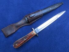 ORIGINAL WW2 GERMAN LUFTWAFFE FORESTRY DAGGER KNIFE MATCHING SCABBARD AND FROG picture