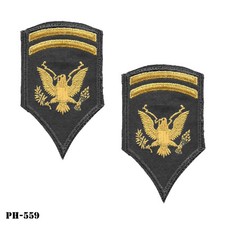 US Army WAC Womens Army Corps Rank ~ Specialist 6 Small Sleeve Patches Cut Edge