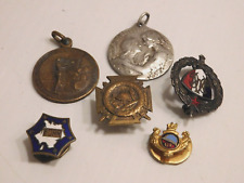 6 DIFFERENT WW1-WW2 FRENCH ORGANIZATIONAL / COMMEMORATIVE DEVICES picture