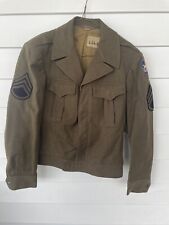 WW2 US Ike Jacket 5th AAF Airforce Corps Laundry Number Jacket  picture