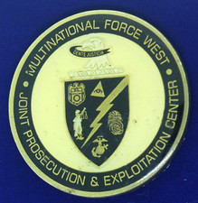USMC Iraqi Freedom Joint Prosecution & Exploitation Center Challenge Coin C-50
