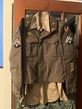 WW2 US Military Army Ike Jacket & Shirt Combat Medic picture