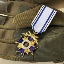Bavarian Order of Military Merit With Swords 2nd Class German WW1 Medal Replica.