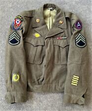 WW2 US 3rd Army Ike Jacket Named Engineer ETO Vet picture