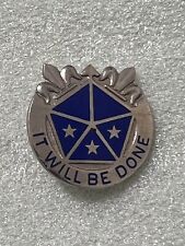 U.S. Army DUI Pin 5TH Corps IT WILL BE DONE picture