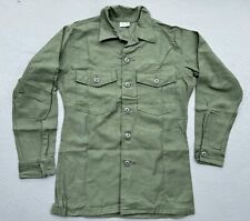 Original Vietnam War OG107 Sateen Utility Shirt Jacket S #1 picture
