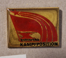 GDR NVA medal badge competition initiative combat position party congress X