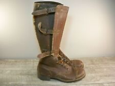 WW2 1940s USA Army Military International Calvary Riding Boots Original Size 7.5 picture