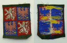 Bohemia and Moravia police sleeve shield Czech Protektorat Böhmen und Mähren