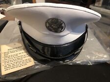 Vintage Bancroft Cap Co Service Military Police Cap Hat Size 7  7/8 VGC picture