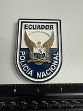 Ecuador Policia Nacional Shield Challenge Coin