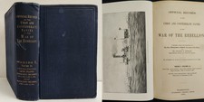 1903 antique CIVIL WAR UNION and CONFEDERATE NAVY OFFICIAL RECORDS history