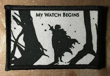 Game of Thrones Jon Snow Nights Watch Morale Patch Tactical Military Army Badge picture