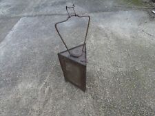 Antique WW1 French Folding Triangular Trench Candle Lamp Mica Windows picture