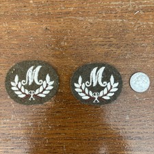Pair Of British Army Mortarman trade or proficiency badges