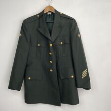 VTG US Army Green Coat Jacket DeRossi & Son Men’s Size 43R USA MADE picture