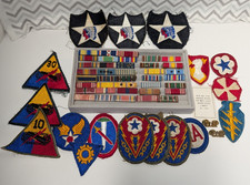 Vintage Military Patches and Dress Uniform Ribbons