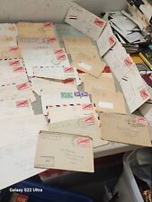 Lot of 50 VINTAGE 1940s WWII  SOLDIER TO WIFE LOVE LETTERS WAR picture