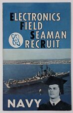 1960s US Navy Electronics Field Seaman Recruit EFSR Vintage Recruiting Pamphlet picture