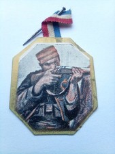 FRENCH POILU SOLDIER WW1 CHARITY DAY WWI 1915 JOURNEE GRATITUDE BADGE