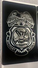 ARMY MILITARY POLICE BADGE METAL CARDS (Lots of 2) picture
