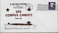 USS Corpus Christi SSN-705  Launch cover in Groton, CT dated 1981 (CAN-108) picture