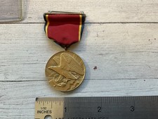 ORIGINAL WWII USN EARLY WRAP BROOCH NAVAL RESERVE MEDAL